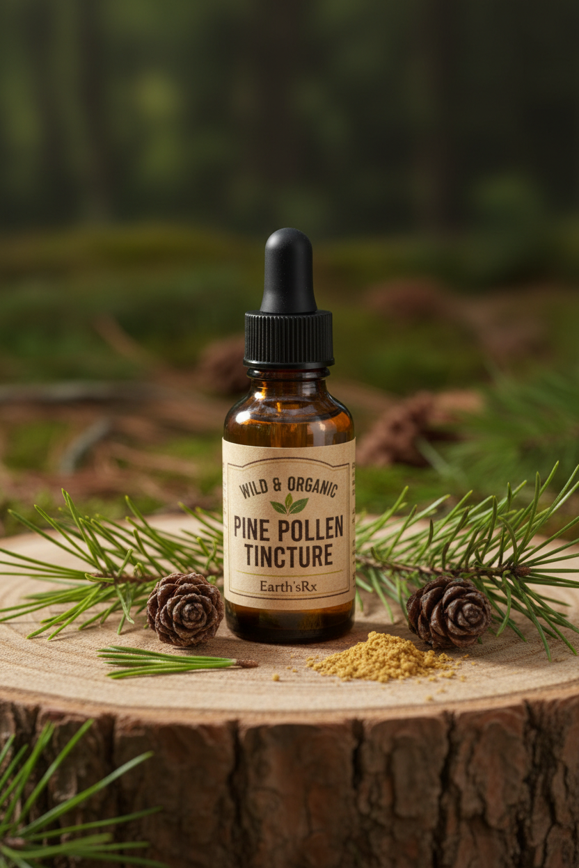 Pine pollen herbal drops for immunity